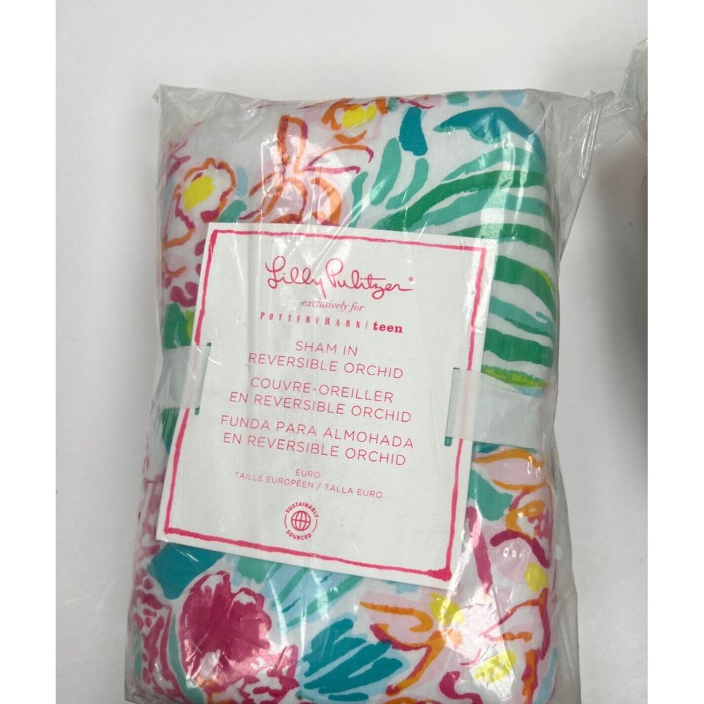 Pottery Barn Teen Lilly Pulitzer Orchid Standard Sham